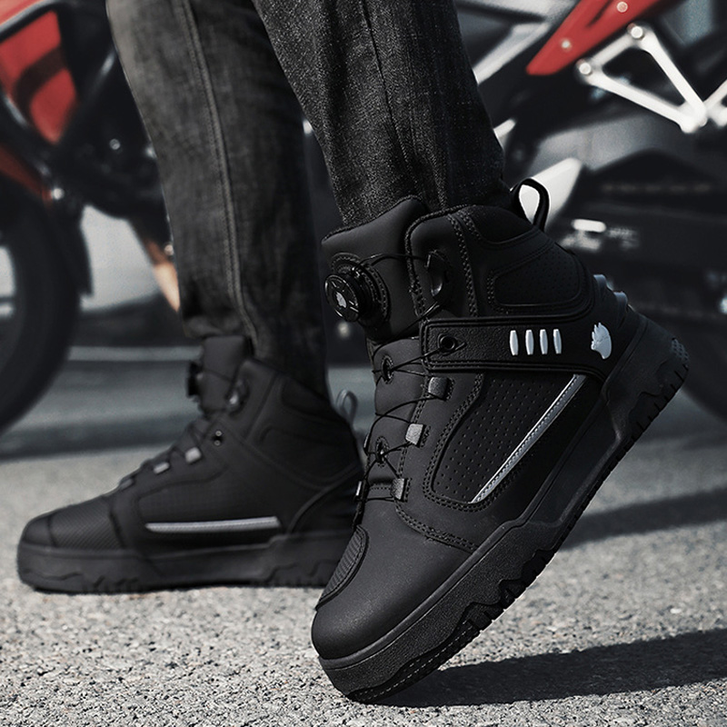 Cycling Shoes For Commute - أحذية ركوب الدراجات النارية للرجال، مقاومة