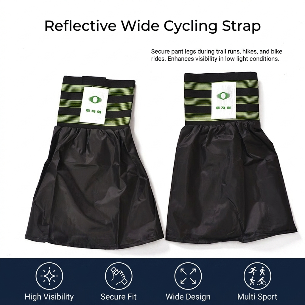 حزام عاكس لساق البنطلون لركاب  - مراجعة Cycling Commute Pants وسعره