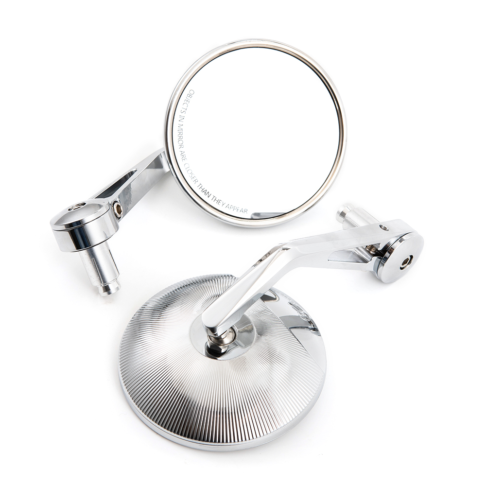 Evomosa دراجة نارية كروم محدب  - مراجعة Mirror Handlebar Convex وسعره
