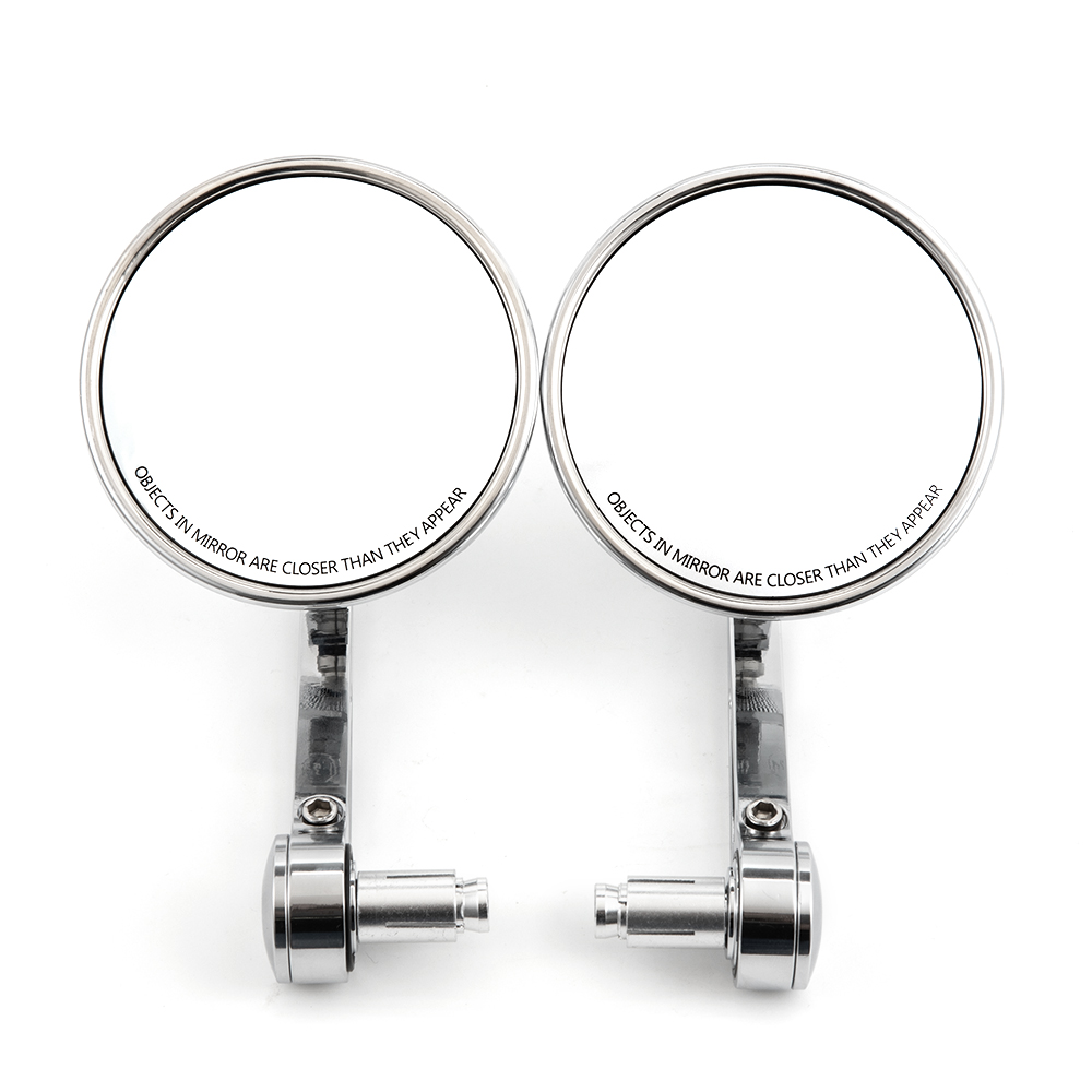 Evomosa دراجة نارية كروم محدب  - مراجعة Mirror Handlebar Convex وسعره