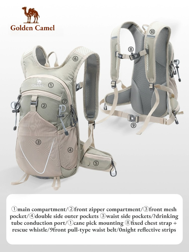 حقيبة ظهر جولدن كاميل خفيفة ال - مراجعة Cycling Commuter Backpack وسعره