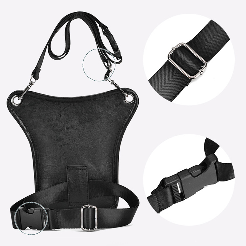 خمر بولي Leather الجلود الخصر  - مراجعة Cycling Commute Bag وسعره