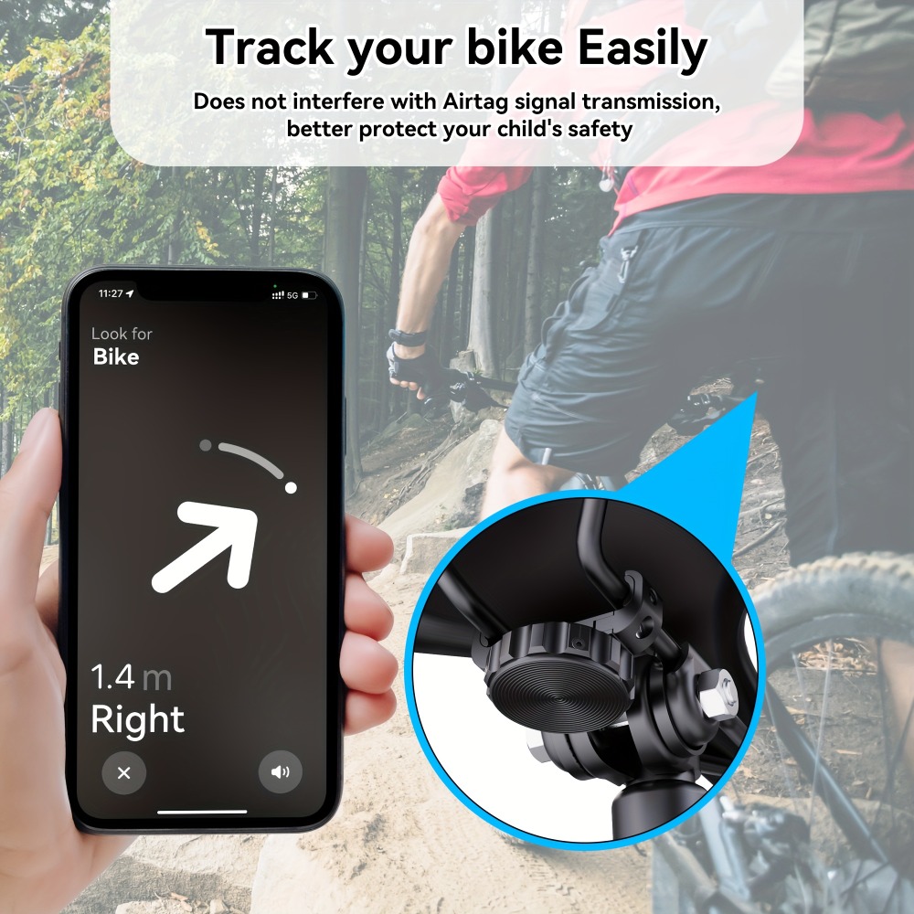 حامل جهاز AirTag للدراجات، غطا - مراجعة Commuting By Bike وسعره